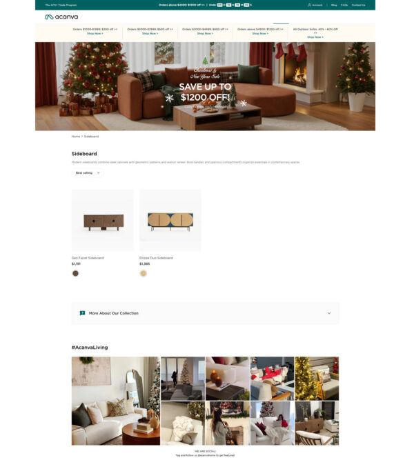 modern sideboard _ Acanva