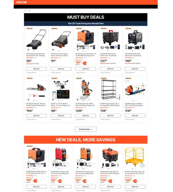 must buy deals _ Vevor