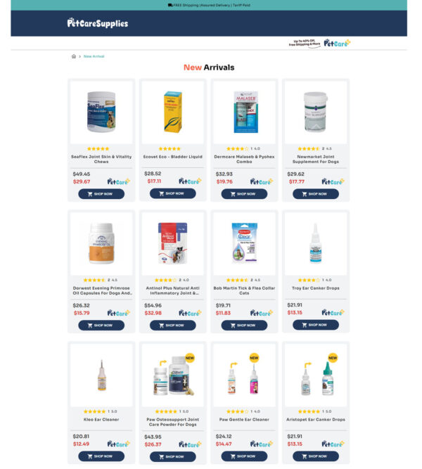 new arrivals _ Pet Care Supplies