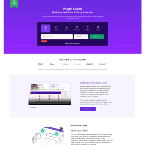 permanent link of Social Catfish