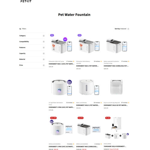 pet water fountain _ Petkit