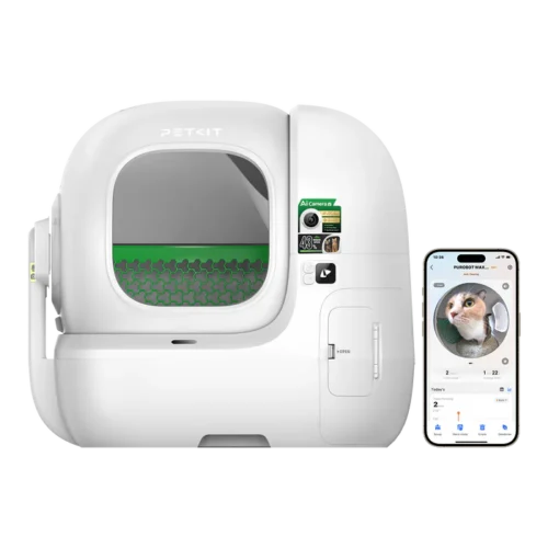 purobot-max-pro-2-product-phone Purobot Max Pro 2 automatic cat litter box _ Petkit