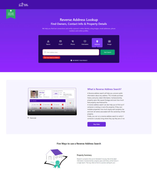 reverse address lookup _ Social Catfish