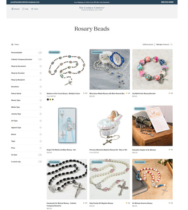 rosary beads _ Catholic Company