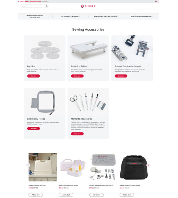 sewing accessories _ Singer