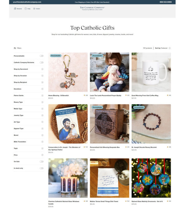 top Catholic gifts _ Catholic Company