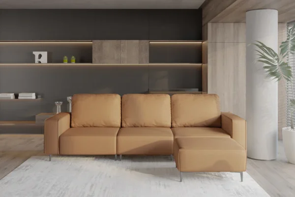 Virelo Dual-Power Reclining Sofa with Ottoman by Acanva