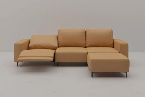 Virelo Dual-Power Reclining Sofa with Ottoman by Acanva