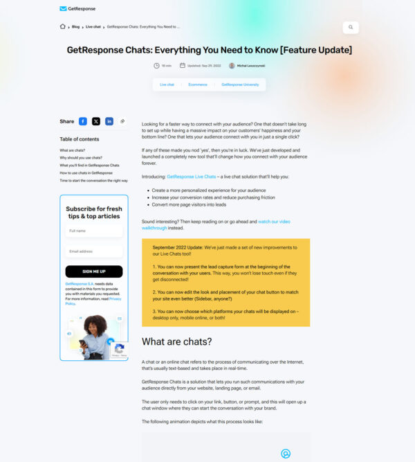 webinar on web chat _ GetResponse Inc.