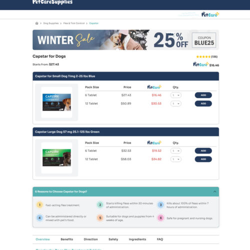 winter sale on Capstar for dogs _ Pet Care Supplies winter sale on Capstar for dogs _ Pet Care Supplies