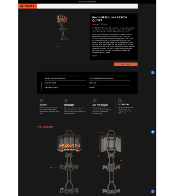 4 arrow quiver _ Ravin Crossbows
