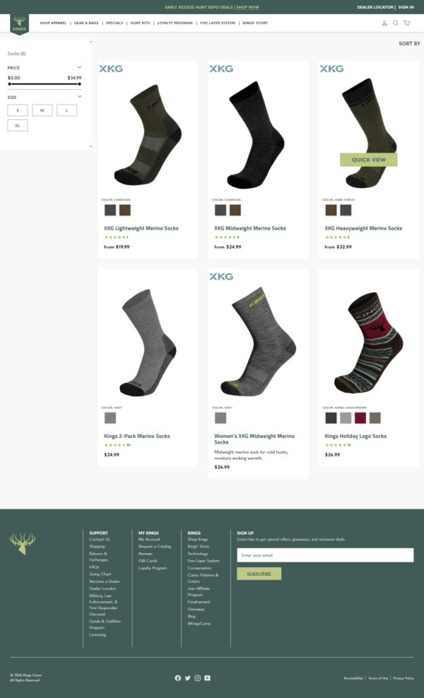 BOGO socks _ Kings Camo