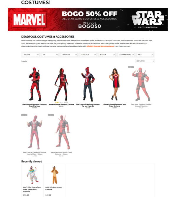 Deadpool costumes & accessories _ Costumes