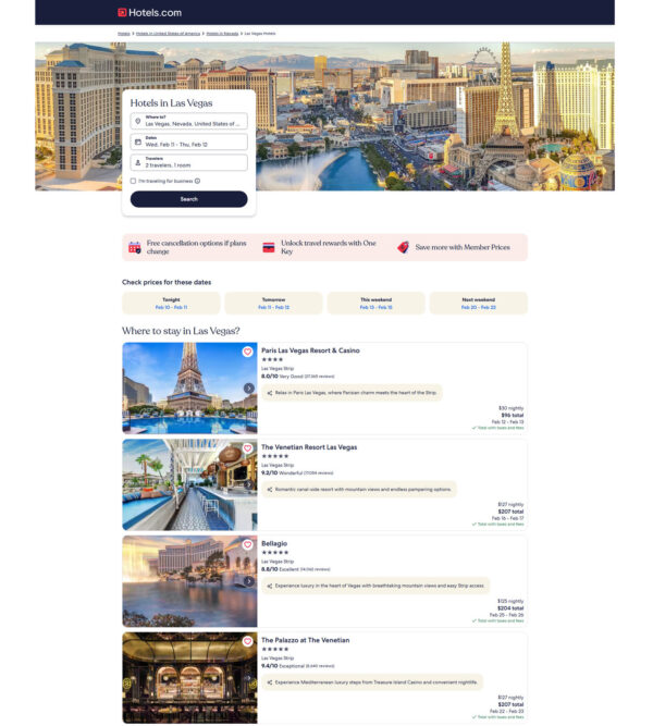 Hotels in Los Vegas _ Hotels.com