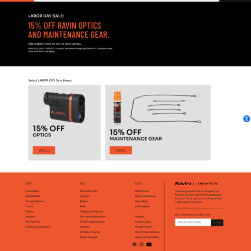 Labor Day sale _ Ravin Crossbows