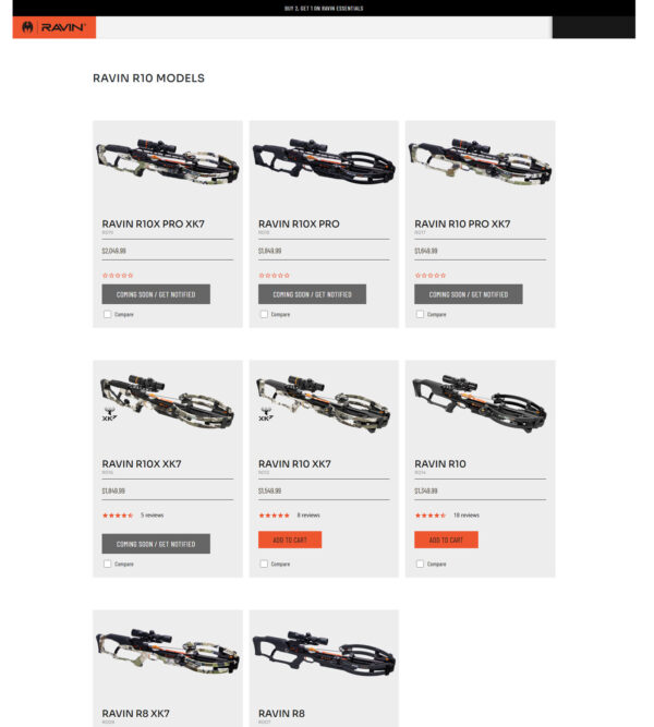 R10X Pro crossbow models _ Ravin Crossbows