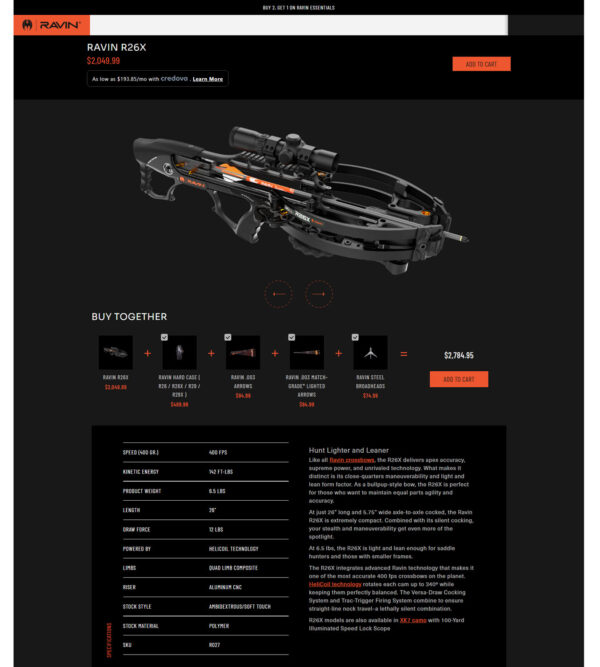 R26X crossbow _ Ravin Crossbows
