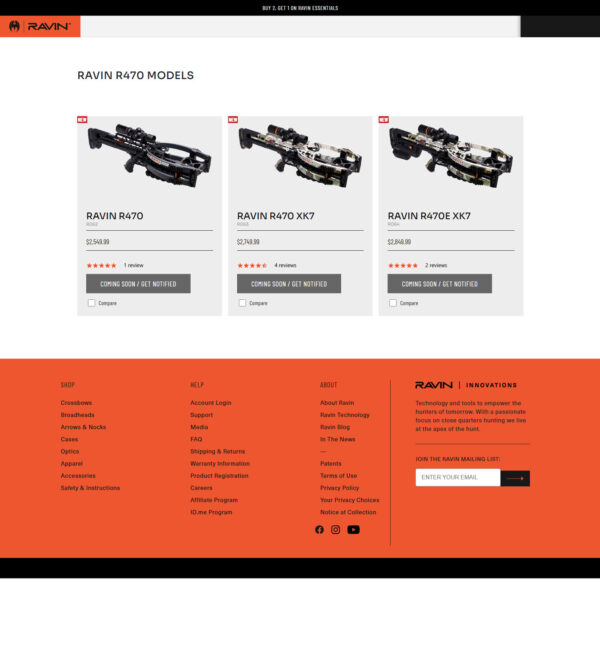 R470 crossbow _ Ravin Crossbows