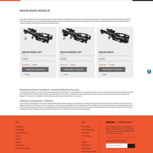 R500 series sale _ Ravin Crossbows