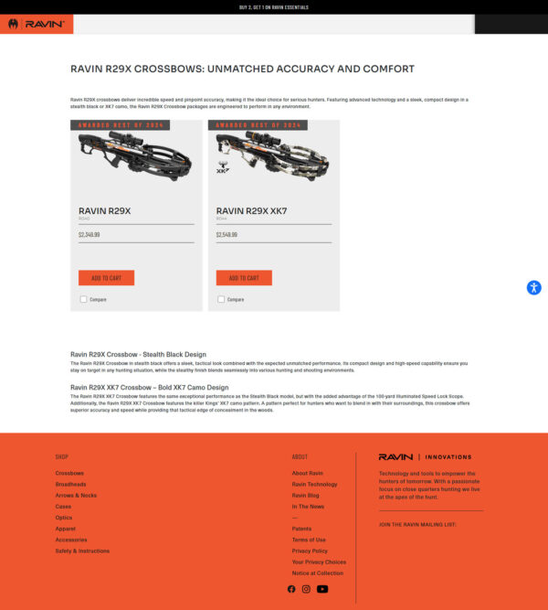 Ravin R29X crossbow _ Ravin Crossbows