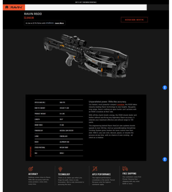 Ravin R500 crossbow _ Ravin Crossbows
