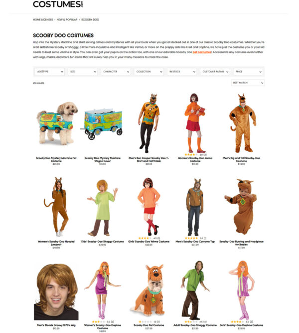 Scooby Doo costumes _ Costumes