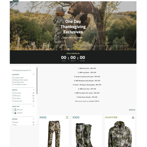 Thanksgiving Day sale _ Kings Camo Thanksgiving Day sale _ Kings Camo