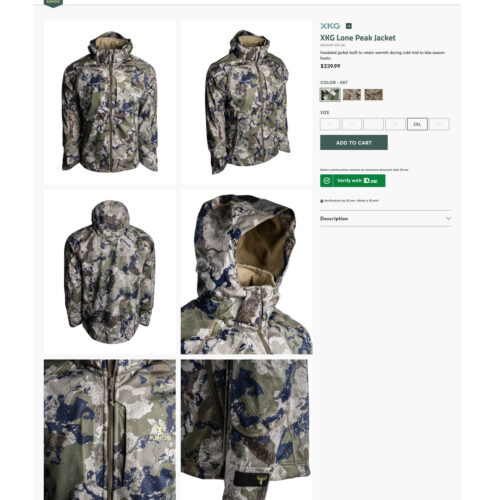 XKG lone peak jackets _ Kings Camo
