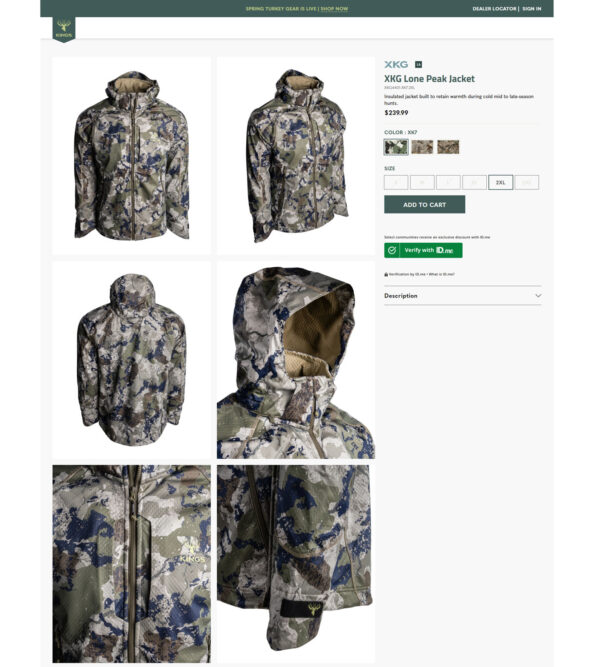 XKG lone peak jackets _ Kings Camo