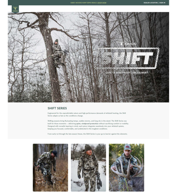 XKG shift series _ Kings Camo