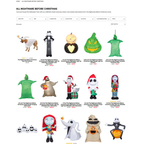 all nightmare before Christmas _ Costumes