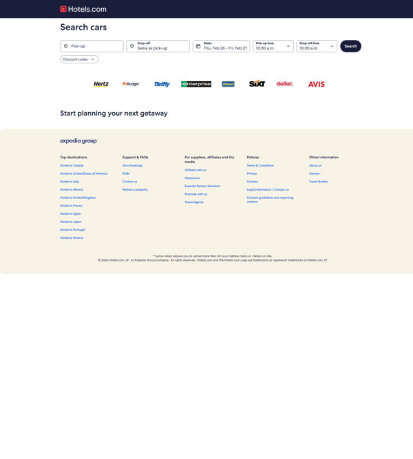 cheap rental car deals