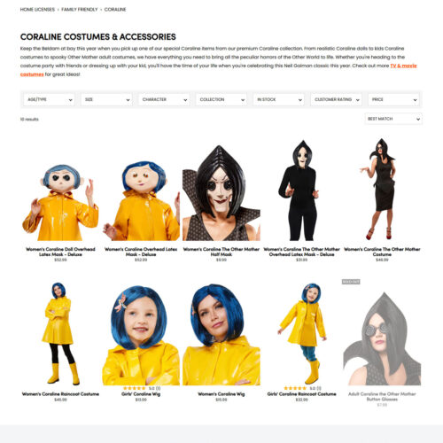 coralline costumes & accessories _ Costumes