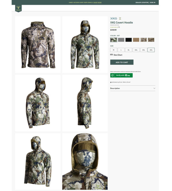 covert hoodie _ Kings Camo