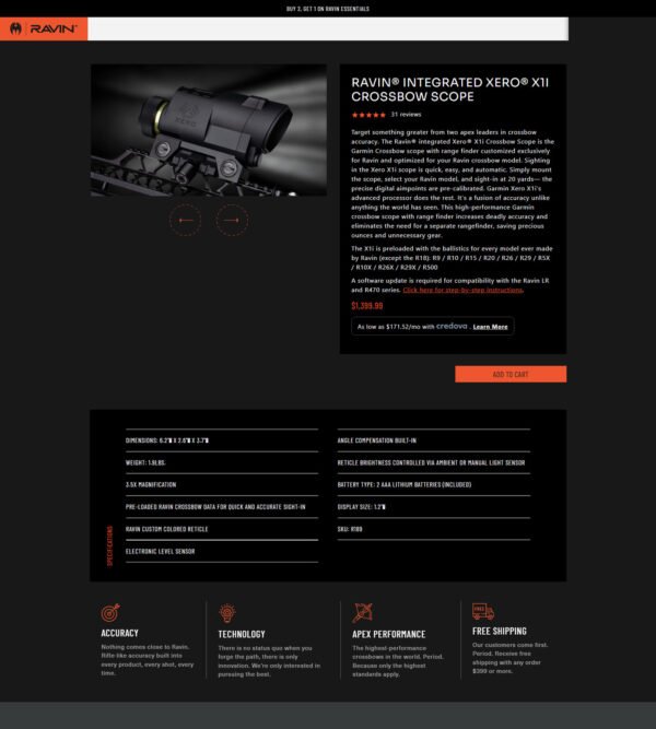 crossbow scope _ Ravin Crossbows