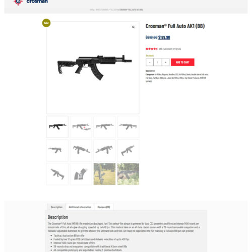 full auto AK1 – BB air rifle _ crosman