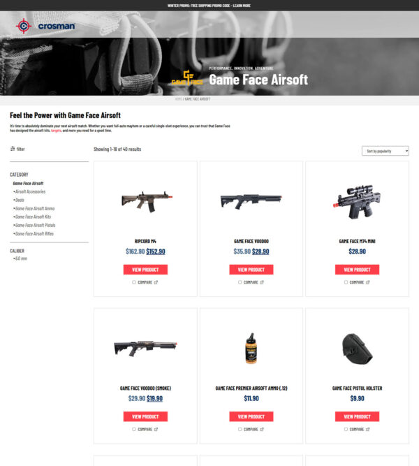 game face blasters _ crosman