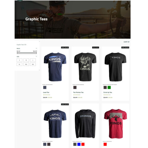 graphic tees for summer _ Kings Camo