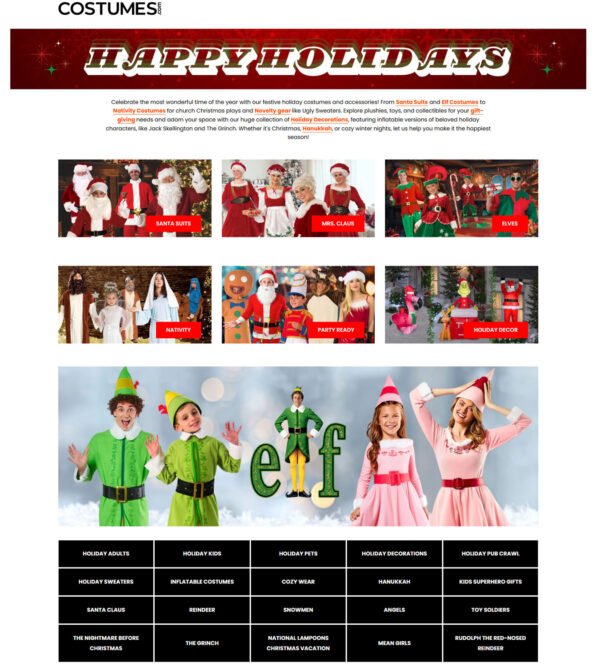 holiday collection _ Costumes