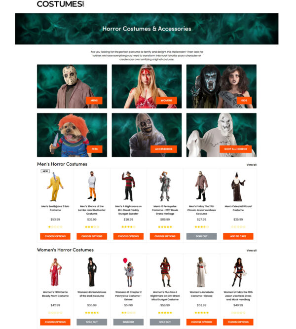 horror costumes _ Costumes