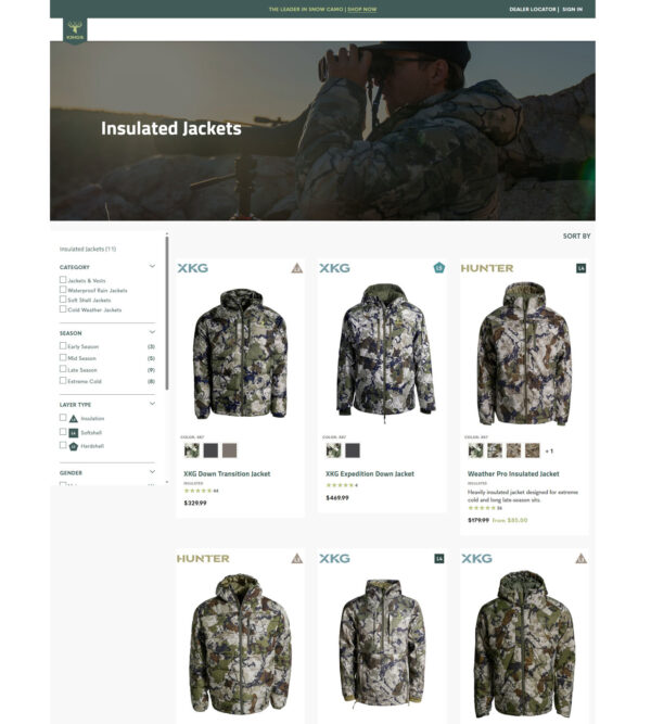 insulated jackets _ Kings Camo