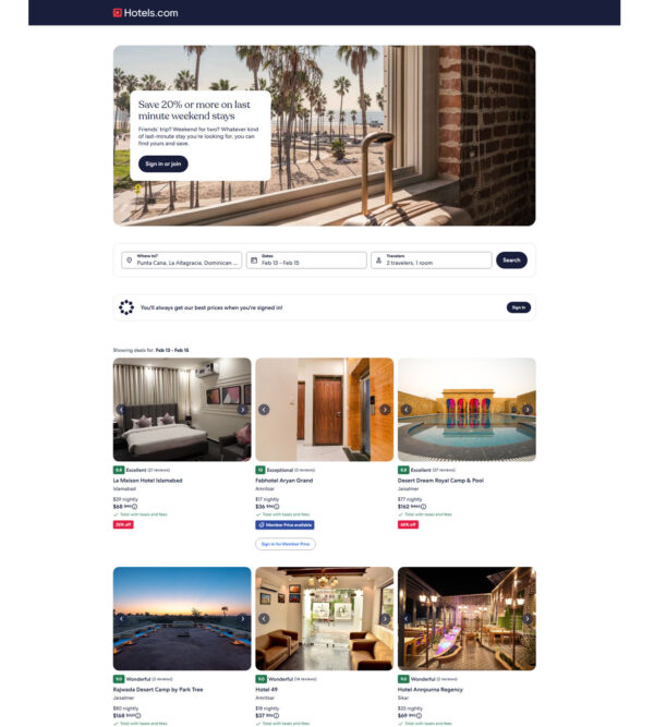 last minute weekend deals _ Hotels.com