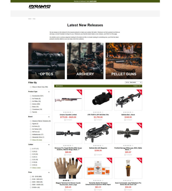 latest new releases _ Pyramyd Air