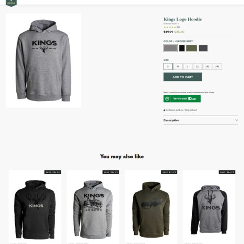 logo hoodie _ Kings Camo logo hoodie _ Kings Camo