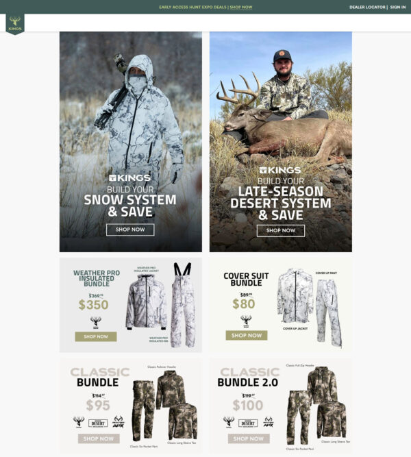 new 2-4 piece bundle _ Kings Camo