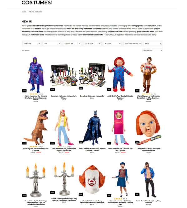 new arrivals _ Costumes