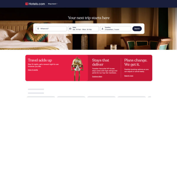 permanent link of Hotels.com