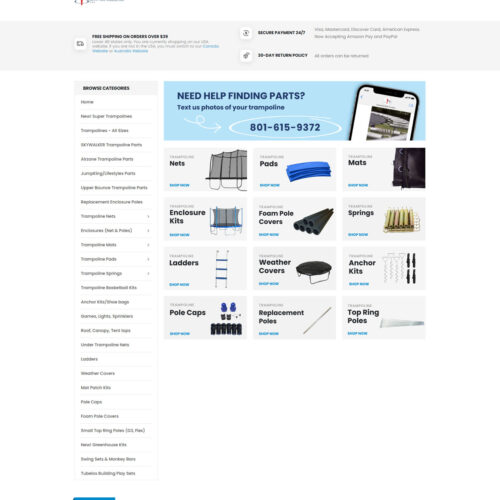 permanent link of Trampoline Parts and Supply