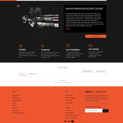 premium scope cover _ Ravin Crossbows