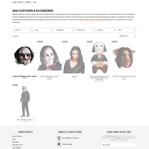 saw costumes _ Costumes